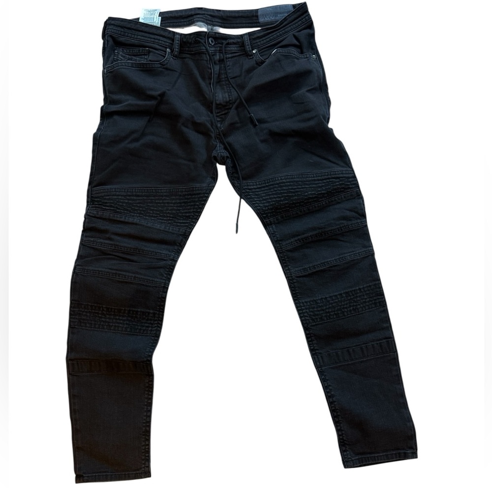 Diesel Bakari-ne black joggjeans denin